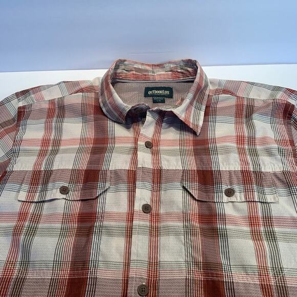 OUTDOOR LIFE Vintage (Sears) Men’s Button Down Shirt - Size: Large - Picture 2 of 8